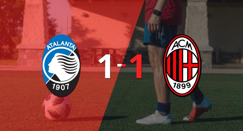 Atalanta y Milan se reparten los puntos y empatan 1-1