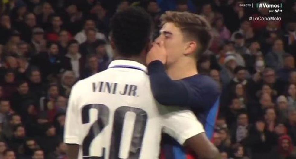 Clásico caliente: captan el grave insulto de Gavi a Vinicius Junior en la Copa del Rey 