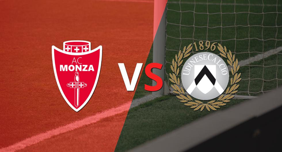 Monza y Udinese comienza a jugar el segundo tiempo por el desempate
