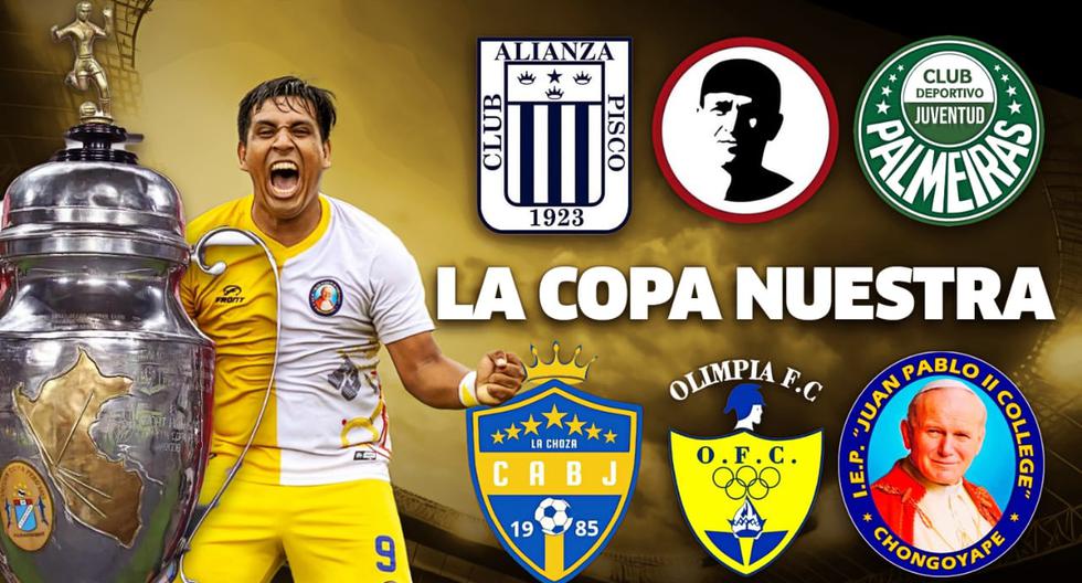 From Juan Pablo II to Lolo Fernández: the 50 teams qualified for the National Stage of Copa Peru.