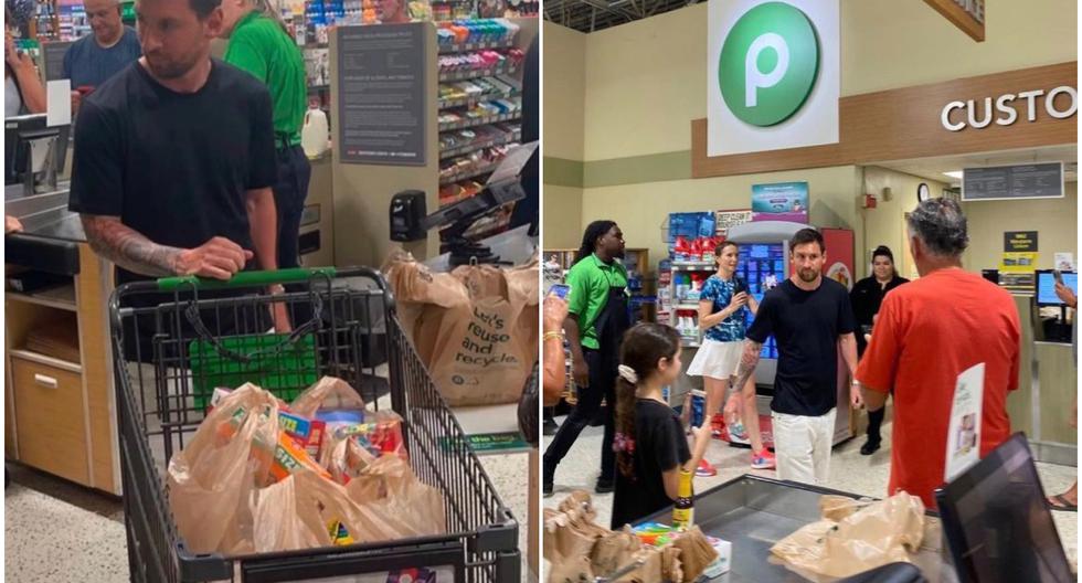 Lionel Messi, como un mortal más: de compras en supermercado de Miami
