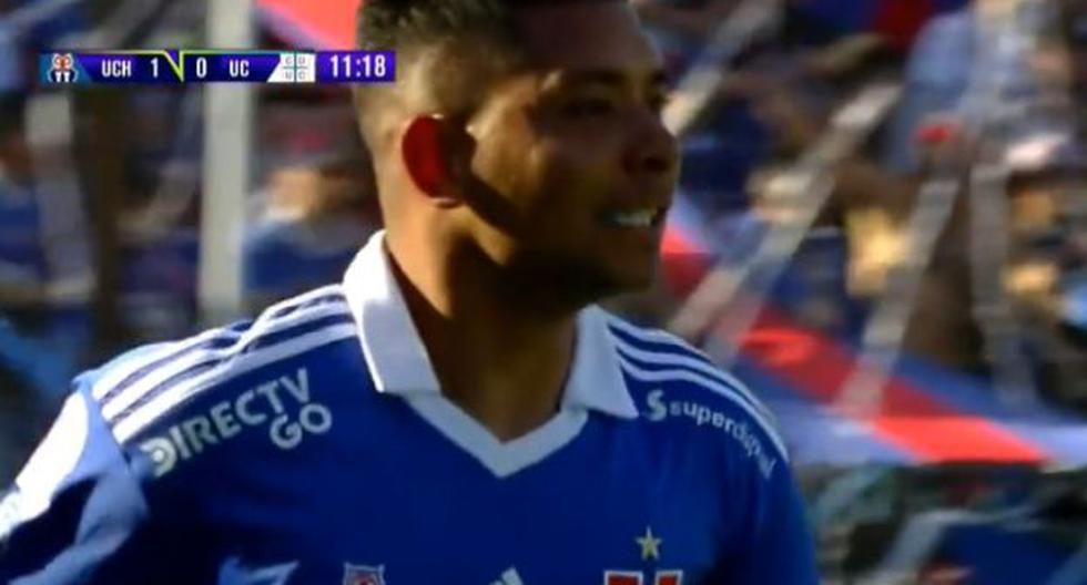 ‘Blooper’ de arquero y gol: ‘Chorri’ Palacios puso el 1-0 de U. de Chile vs. U. Católica