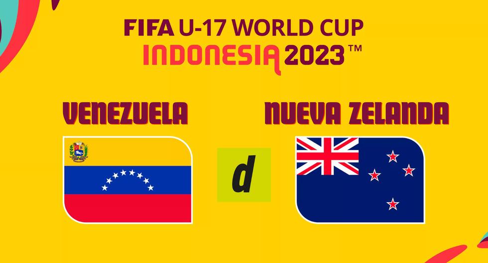¿Cómo ver en vivo Venezuela vs Nueva Zelanda por el Mundial Sub-17