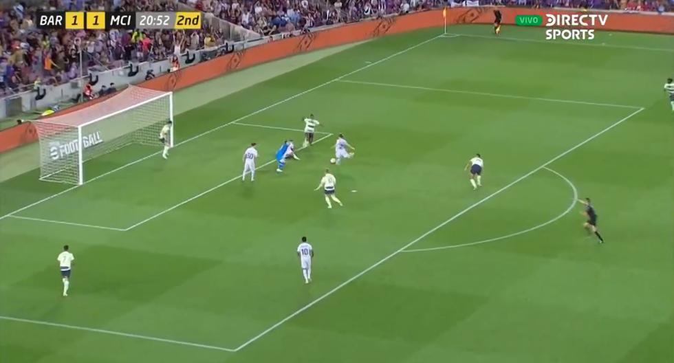 La remontada: gol de Frenkie de Jong para el 2-1 del Barcelona vs. City 