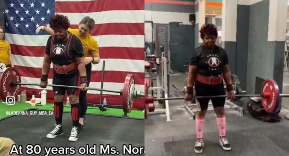 Conoce a la mujer de 80 años que impuso un nuevo récord en levantamiento de pesas