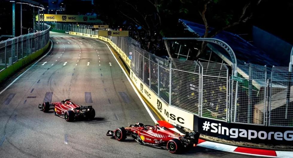 ¿A qué hora y dónde ver GP de Singapur 2023 de la F1? Canales de TV de la carrera