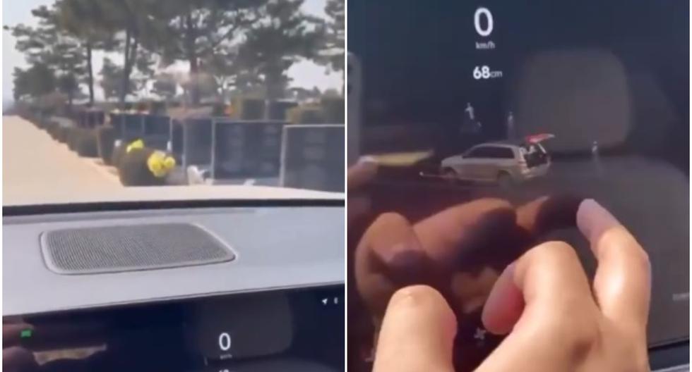 Se vuelve viral al mostrar lo que captó el radar de su auto tras estacionarse en un cementerio