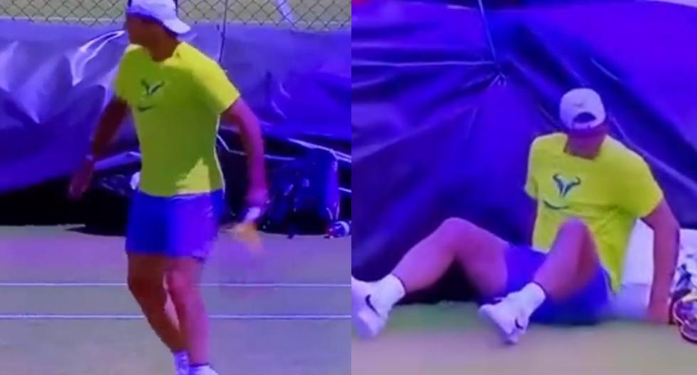 Nadal intentó, pero no pudo: el tenista presentaba molestias en la previa ante Kyrgios