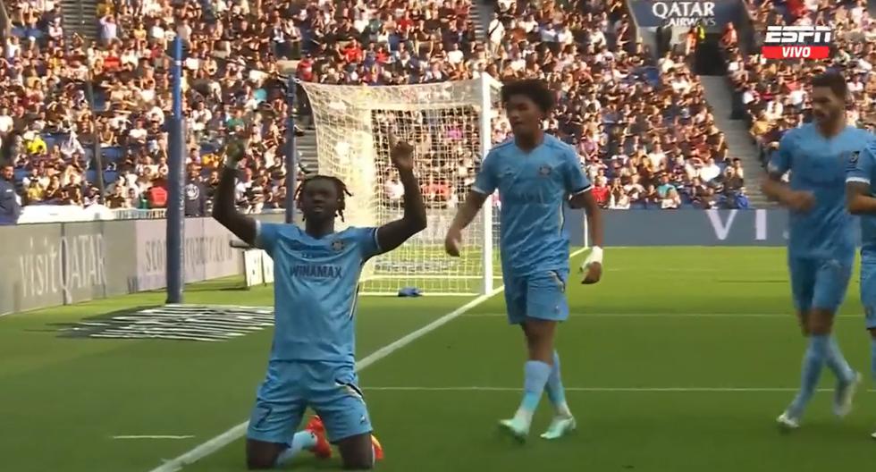 Sorprenden en París: gol de Mama Baldé para el 1-0 del Troyes vs. PSG en Ligue 1 