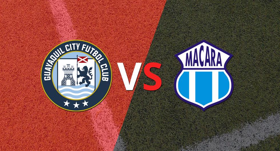 Guayaquil City y Macará se mantienen sin goles al finalizar el primer tiempo
