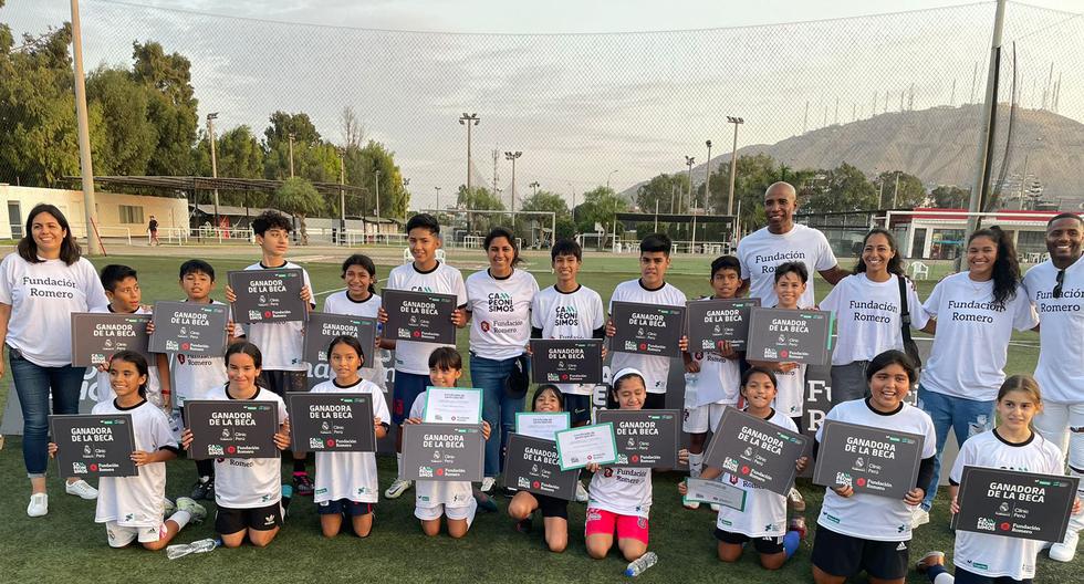 Otorgan beca a 30 niños y niñas que participarán en Clínica de la Fundación Real Madrid en Lima