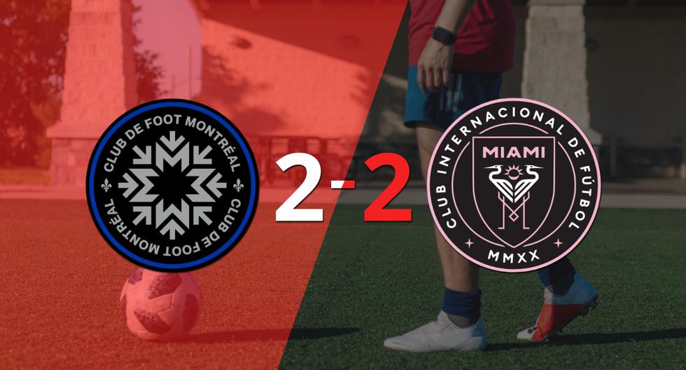 CF Montreal drew with Inter Miami and Romell Quioto scored two goals.