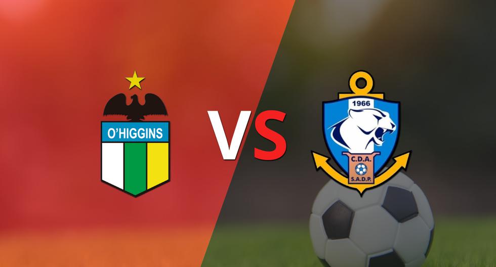 Termina el primer tiempo con una victoria para O'Higgins vs D. Antofagasta por 1-0