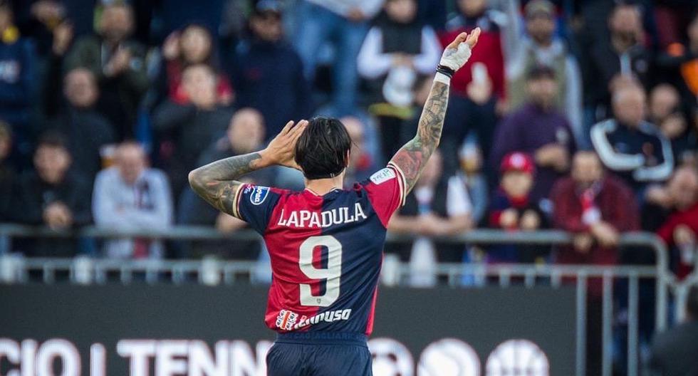 Gianluca Lapadula y su mensaje tras marcar en el triunfo de Cagliari Calcio