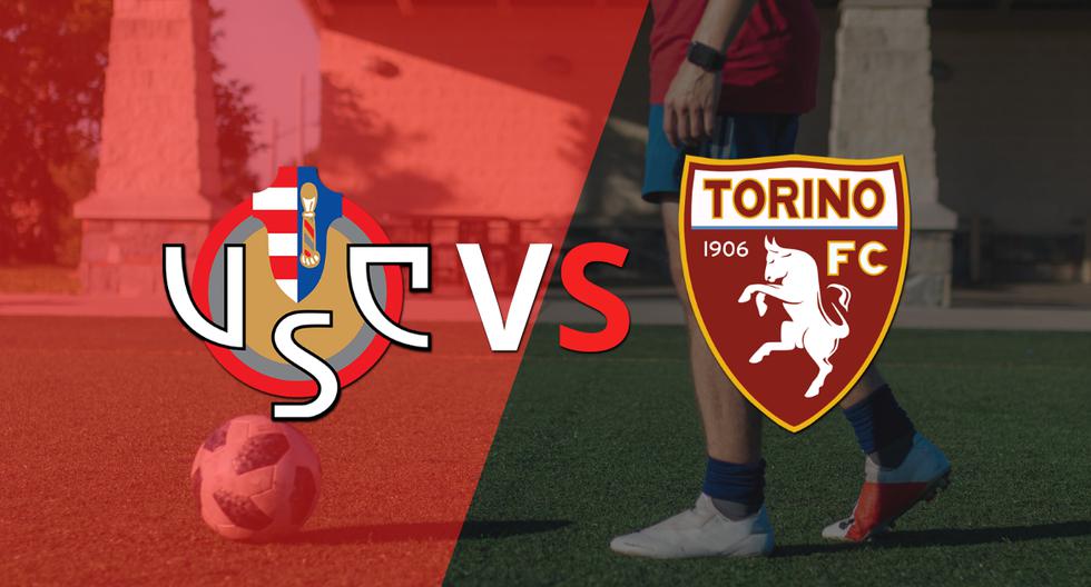 Termina el primer tiempo con una victoria para Torino vs Cremonese por 1-0