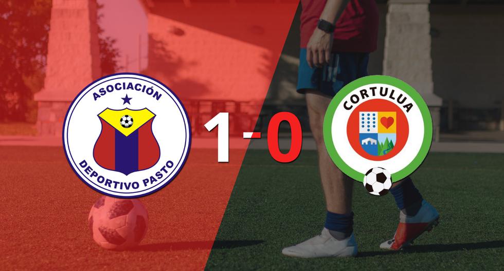 A Pasto le alcanzó con un gol para derrotar a Cortuluá en el estadio Departamental Libertad