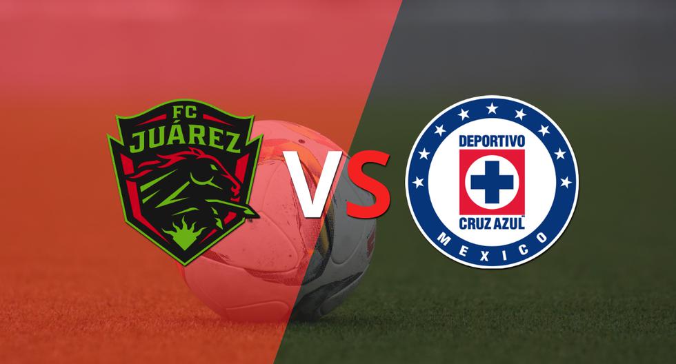 Termina el primer tiempo con una victoria para Cruz Azul vs FC Juárez por 2-0