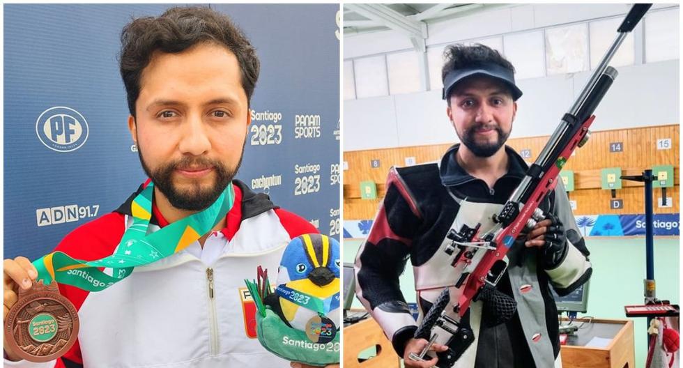 ¿Quién es Cristian Morales, el boliviano que ganó el bronce para Perú en rifle en Santiago 2023?