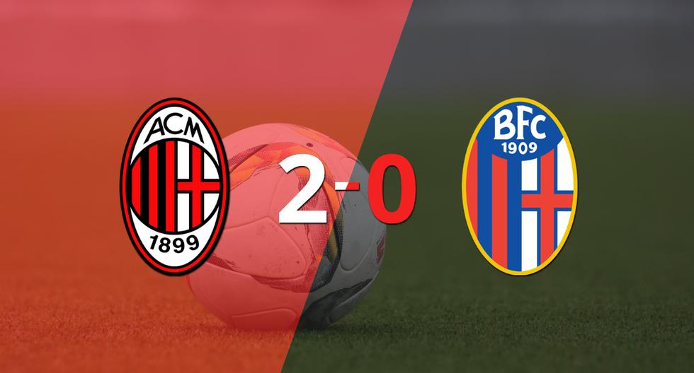 Derrota de Bologna por 2-0 en su visita a Milan