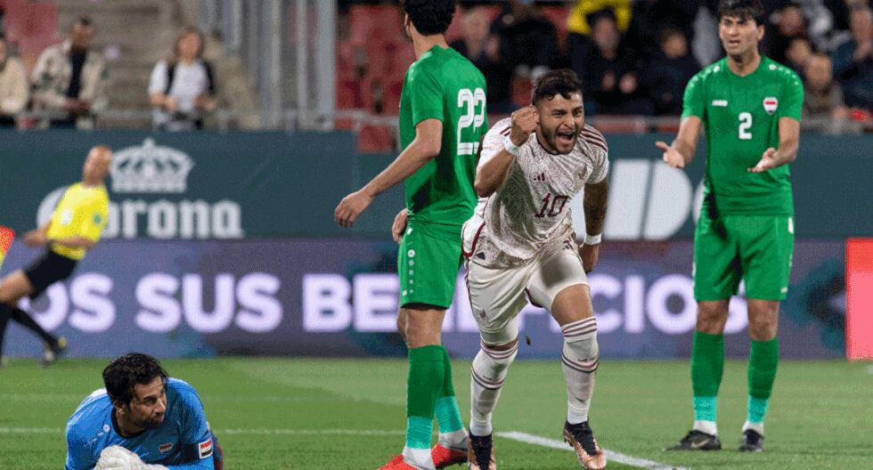 A puerta del Mundial Qatar 2022: México se lavó la cara y goleó 4-0 a Irak en Girona