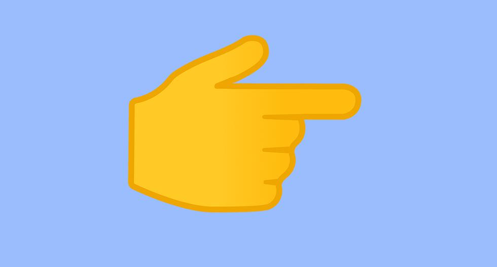 WhatsApp: qué significa el emoji de la mano que señala a la derecha