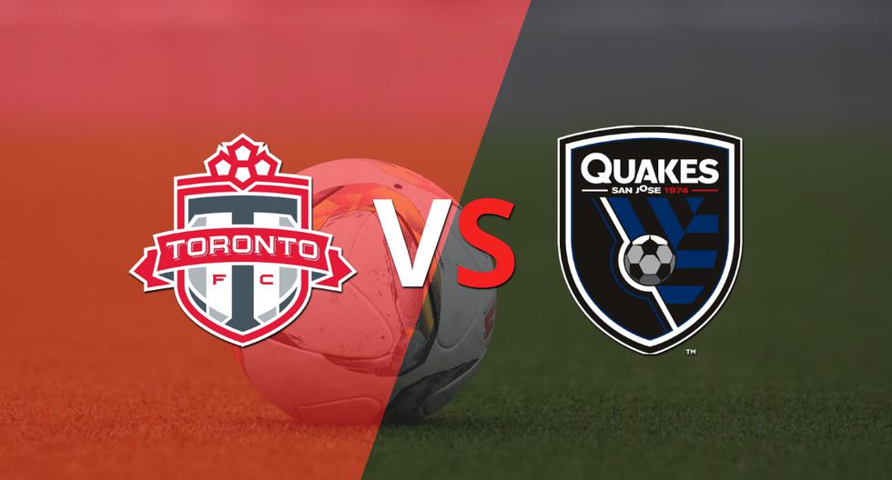 Termina el primer tiempo con una victoria para San José Earthquakes vs Toronto FC por 1-0