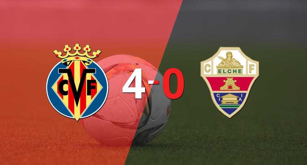Villarreal fue imparable y goleó 4 a 0