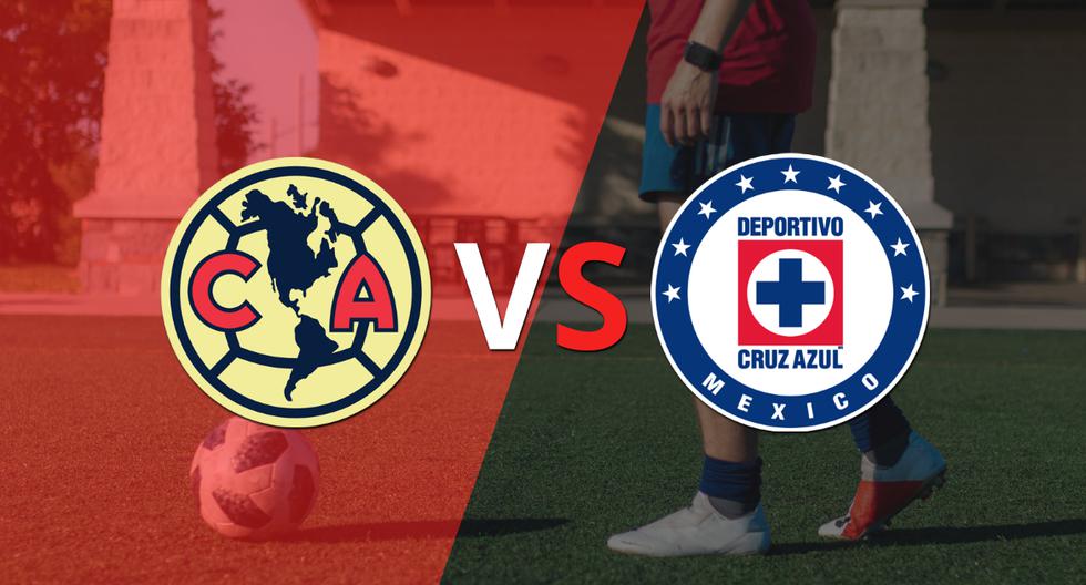 Victoria parcial para Club América sobre Cruz Azul en el estadio Azteca