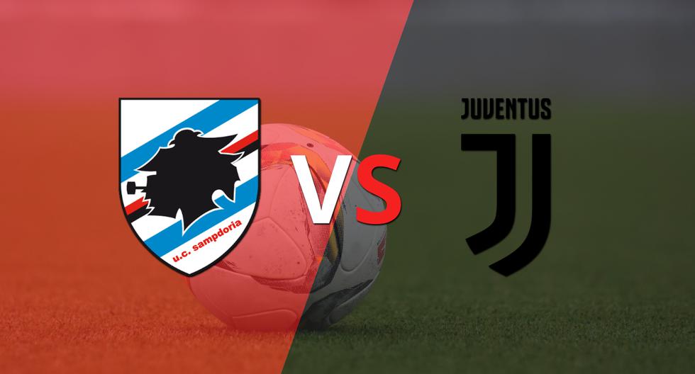 Comenzó el segundo tiempo y Sampdoria está empatando con Juventus en el estadio Luigi Ferraris