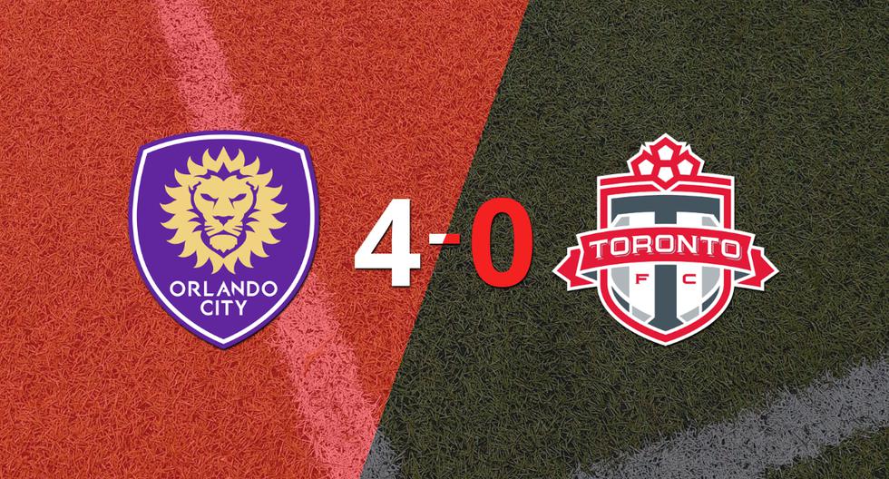 Orlando City SC liquidó en su casa a Toronto FC por 4 a 0