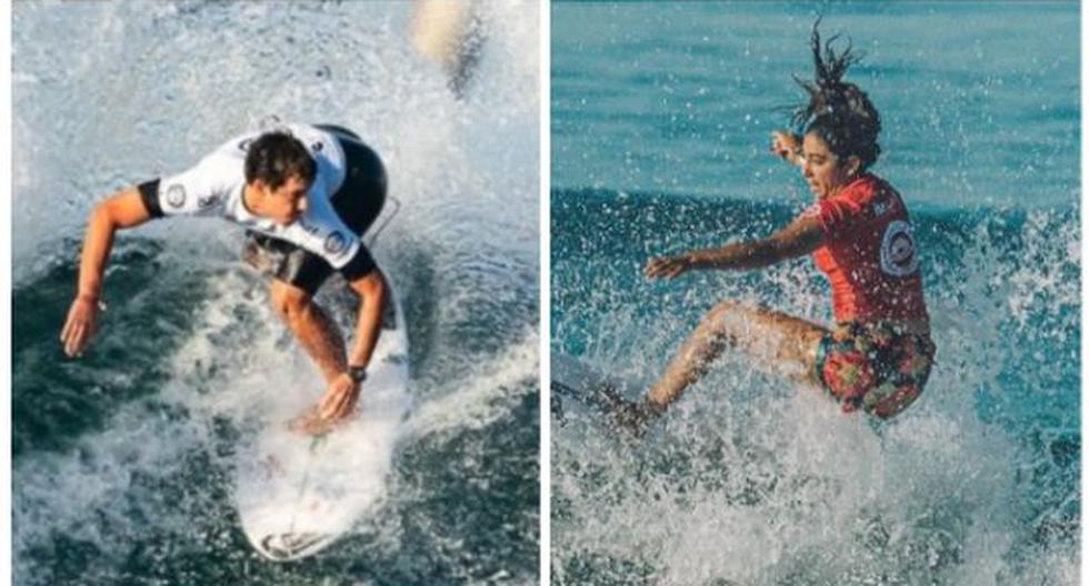 Lucca Mesinas y Daniella Rosas clasificaron a la final del evento principal del ISA World Surfing Games