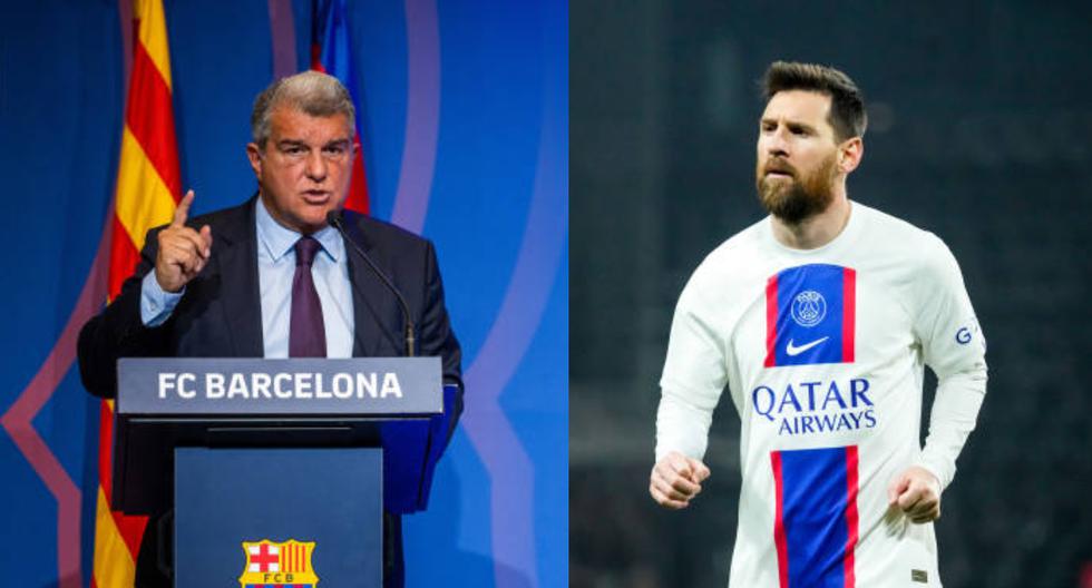 Laporta ‘detiene’ regreso de Messi a Barcelona: “Números por encima de cualquier persona”