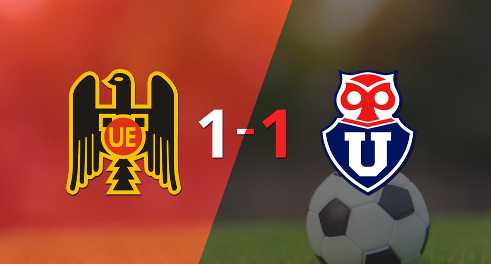 Universidad de Chile logró sacar el empate a 1 gol en casa de Unión Española