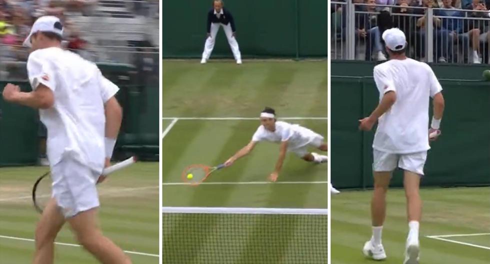 Wimbledon: Taylor Fritz logró salvar impresionante punto para sorpresa de Alastair Gray quien se fue a celebrar