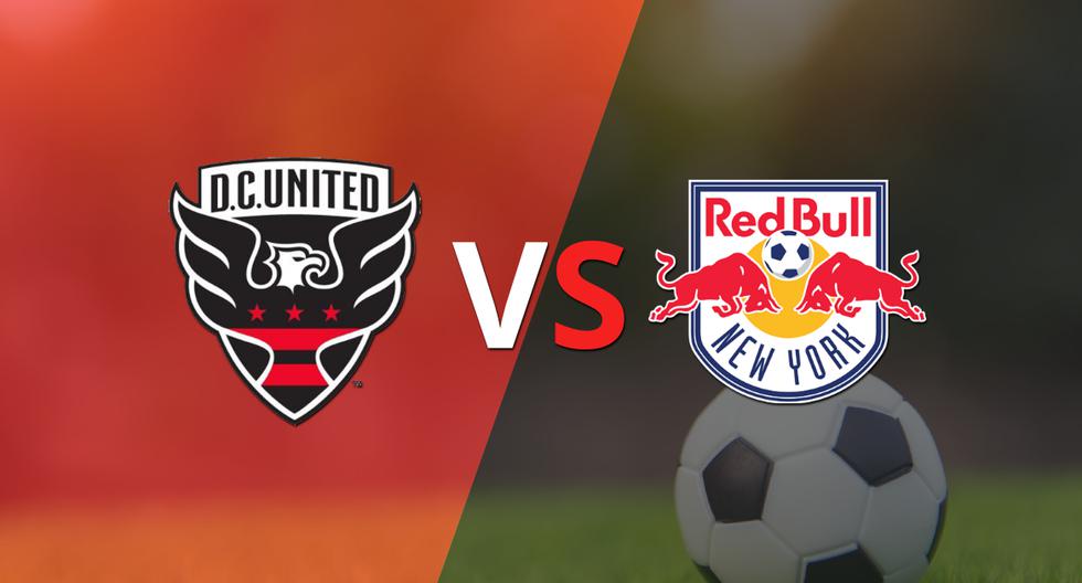 The second half began and DC United is tied with New York Red Bulls at Audi Field stadium.