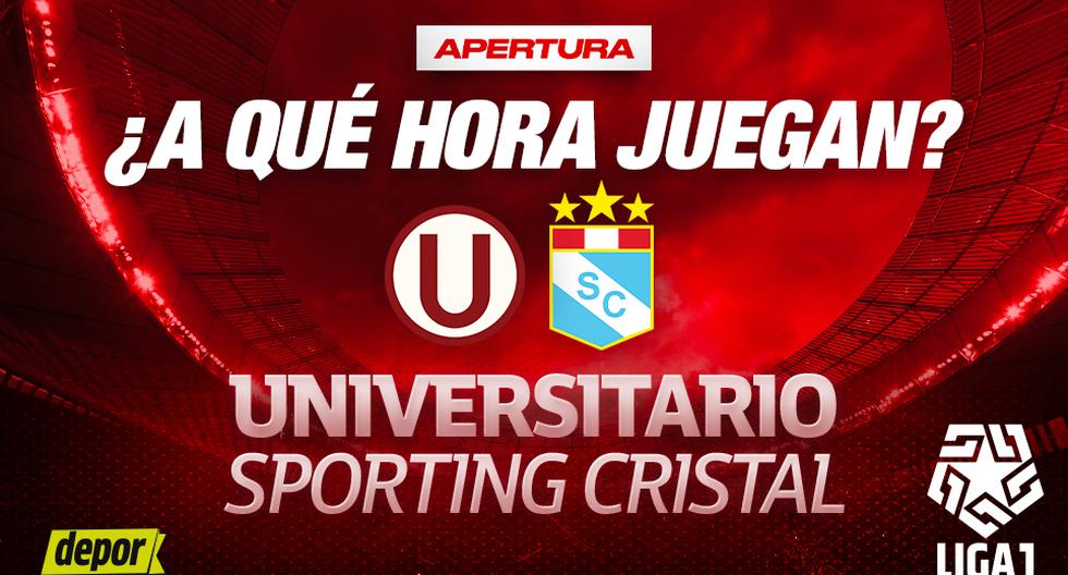 ¿A qué hora juegan Universitario vs. Sporting Cristal, por la fecha 15 del Torneo Apertura?