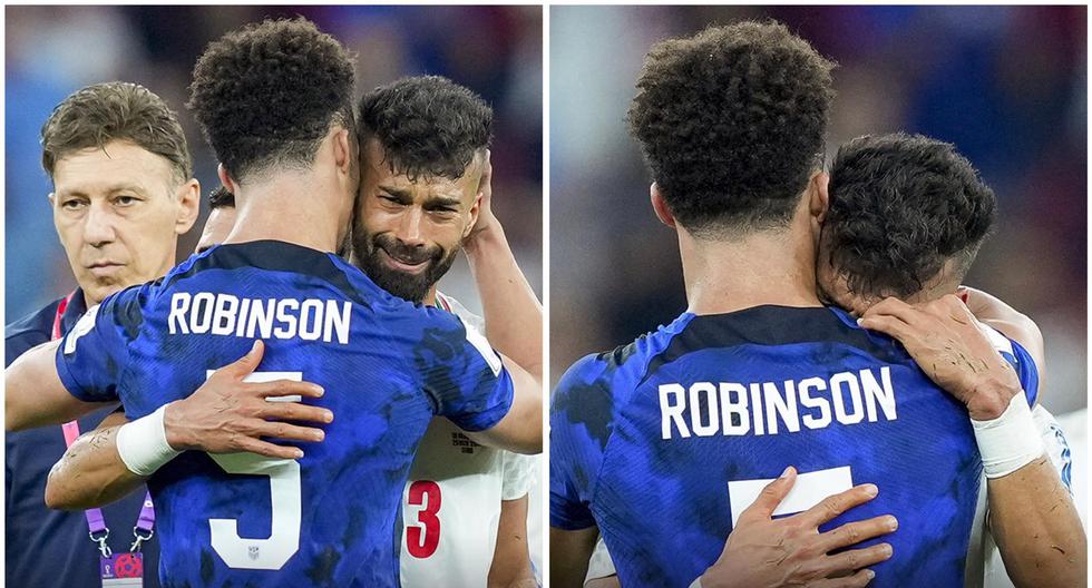 Emotiva imagen: futbolista de Estados Unidos consoló a rival tras su eliminación 