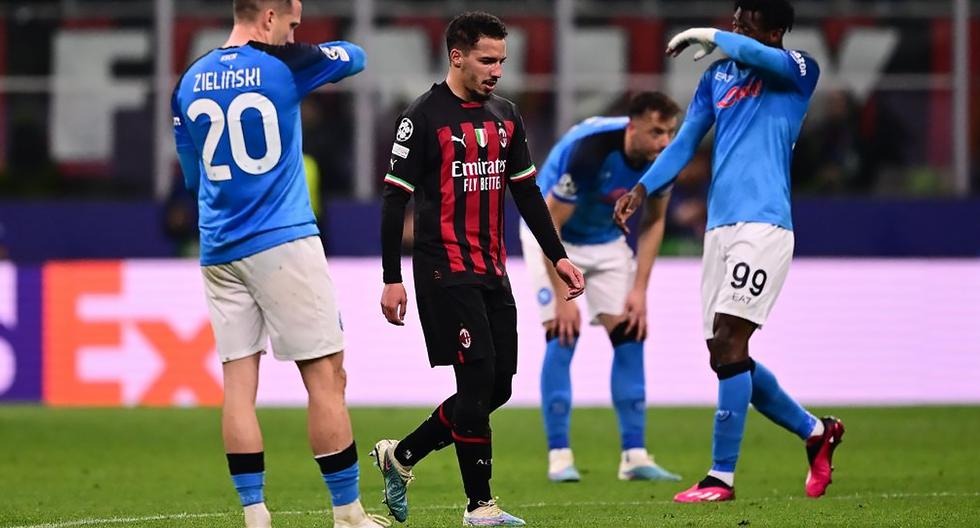 A un paso de semifinales: Milan derrotó 1-0 a Napoli por la Champion League