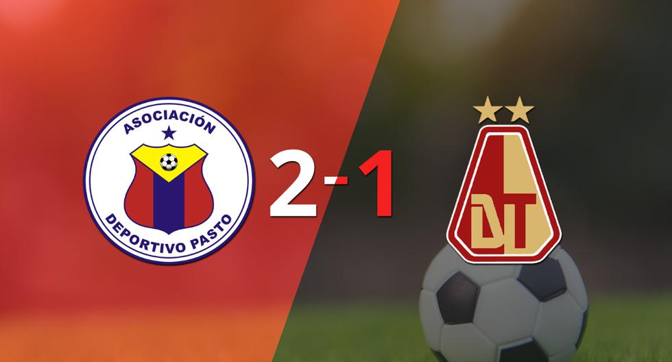 With the smallest difference, Pasto defeated Tolima 2-1.