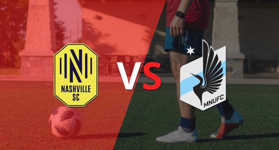 The first half ends with a 1-0 victory for Minnesota United against Nashville SC.
