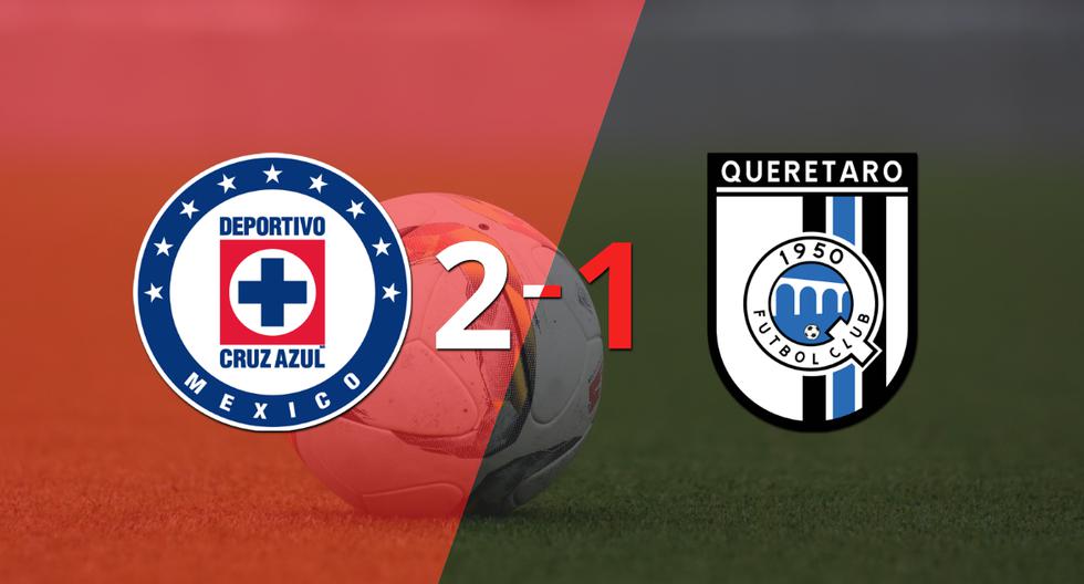 Cruz Azul achieved a 2-1 home victory against Querétaro.