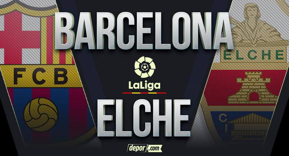 A qué hora juega Barcelona hoy vs. Elche y en qué canales ver partido de LaLiga