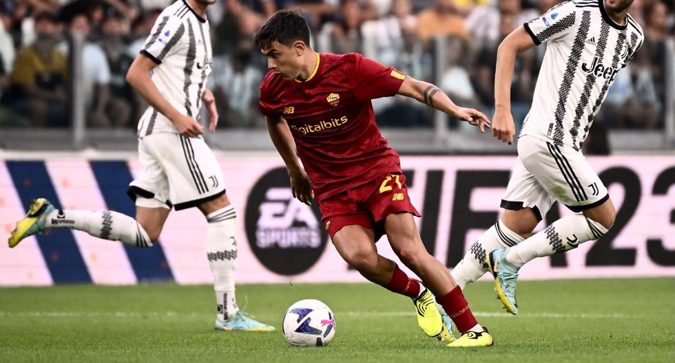 Con Dybala en el campo: Juventus y Roma empataron 1-1 en partido por la Serie A