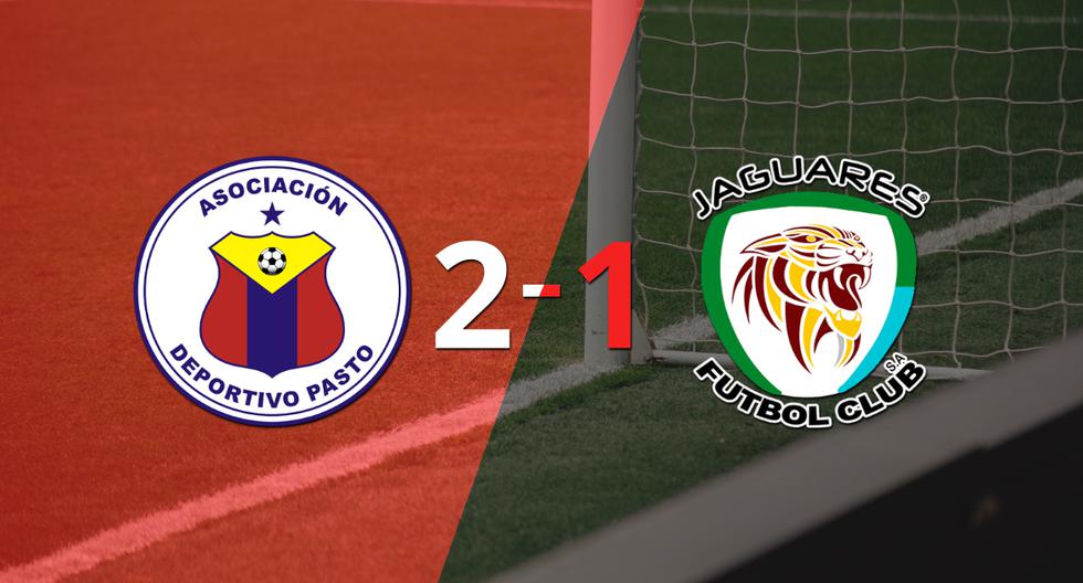 Pasto logró una victoria de local por 2 a 1 frente a Jaguares