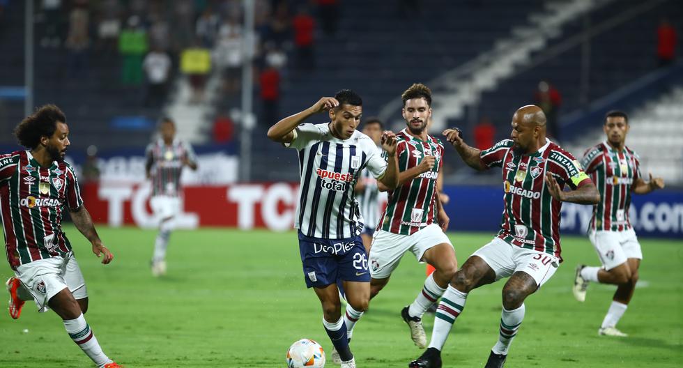 Tras partidazo en el Alianza Lima vs. Fluminense: los elogios de Marcelo y Felipe Melo a Kevin Serna