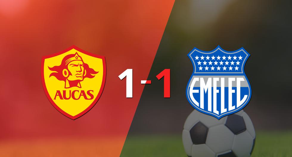 Emelec logró sacar el empate a 1 gol en casa de Aucas