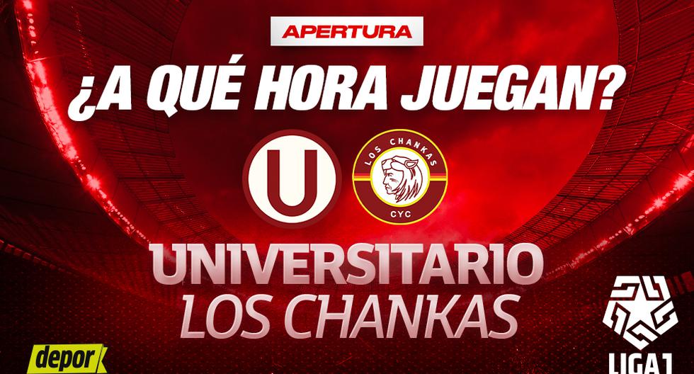 ¿A qué hora ver Universitario vs Los Chankas por el Torneo Apertura?
