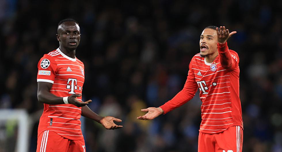 Bayern es una olla a presión: Sadio Mané le pegó a Leroy Sané