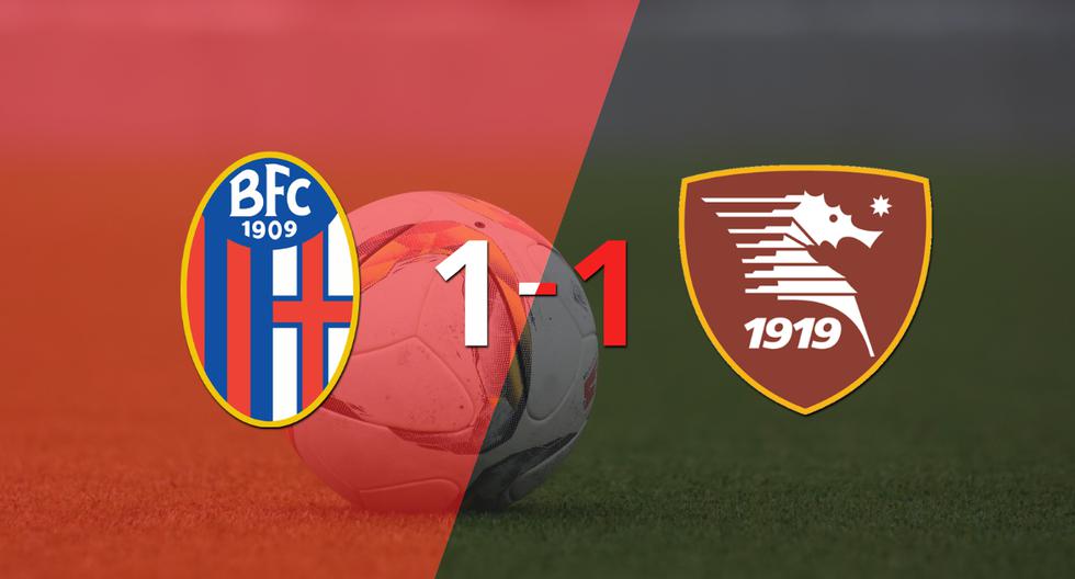 Points shared in the 1-1 draw between Bologna and Salernitana.