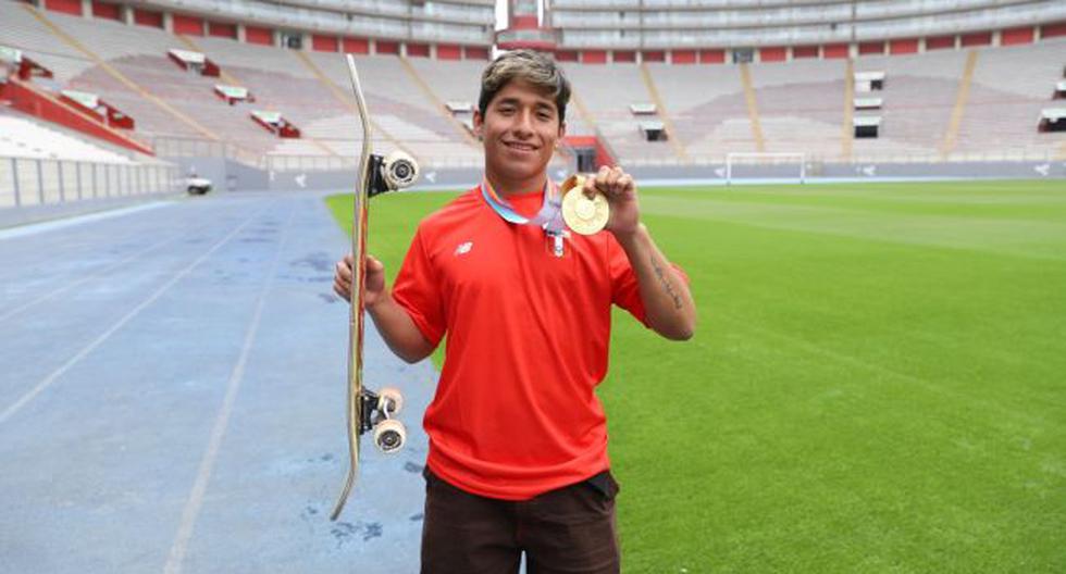 David Tuesta, gold medalist at the South American Games: 